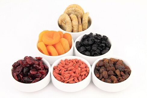 Dried fruit to increase potency