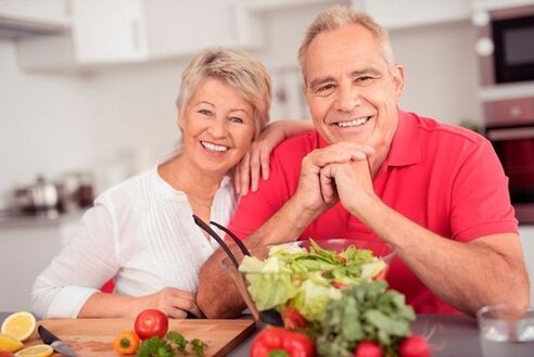 Green salads boost potency after age 60