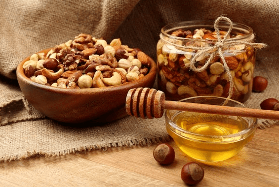Nuts and honey