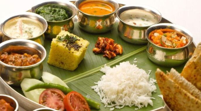 Menu options of the day