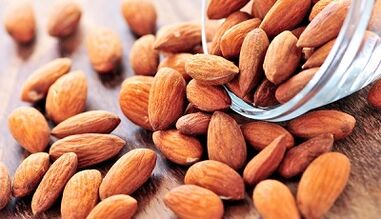 Almond nut enhances efficacy