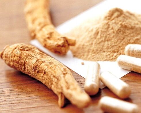 Ginseng root tincture boosts effectiveness